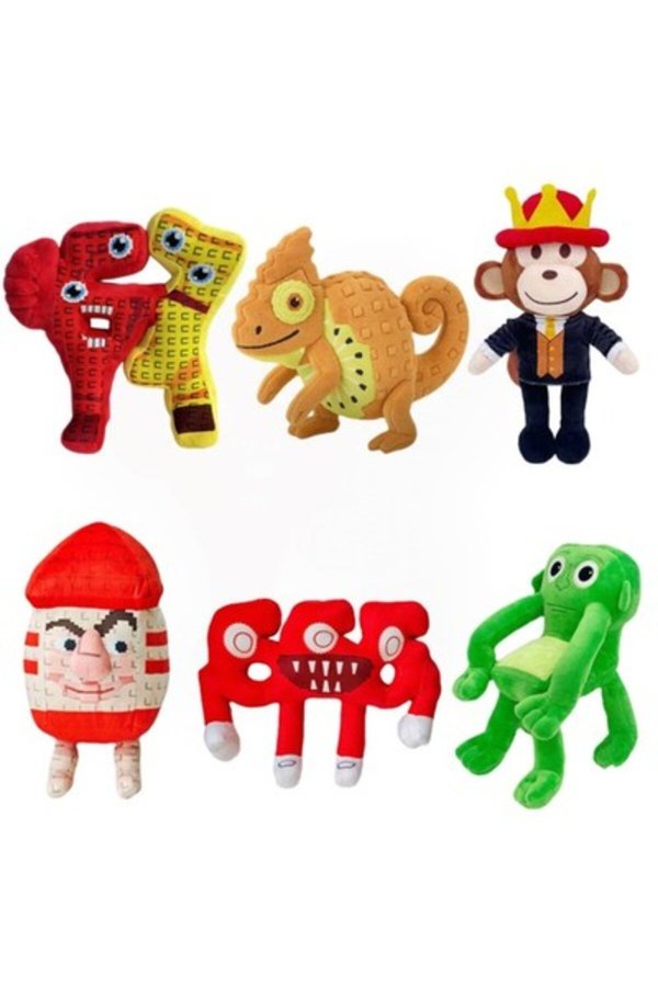 Set 3 jucării de pluș 25CM Steal a Brainrot Plush No. 67 No. 666 Doll Roblox Jucărie de pluș Cadou de Crăciun pentru copii
