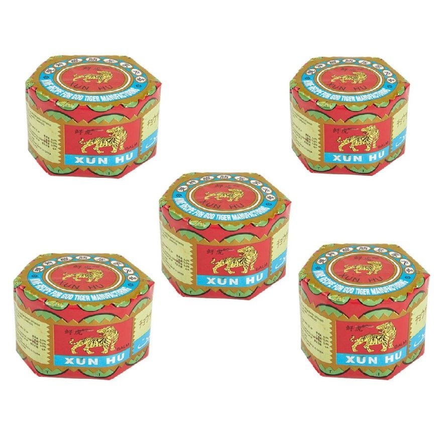 Set 5 Alifie chinezeasca naturala VICTINY® durerilor de cap, pentru ameliorarea racelilor cu camfor, durerilor reumatice 18.4g
