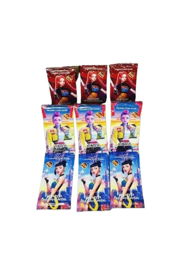 Set de 3 pachete de cărți K-pop Demon Hunter -