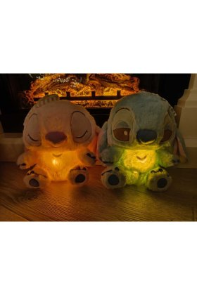🌈💙 Set 2 plușuri luminoase și muzicale Stitch & Lillo– 35 cm 💗💫