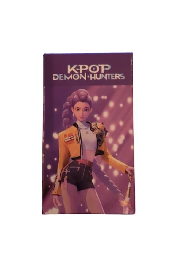 Figurină breloc cutie K-Pop Demon Hunter, violet, 10 cm