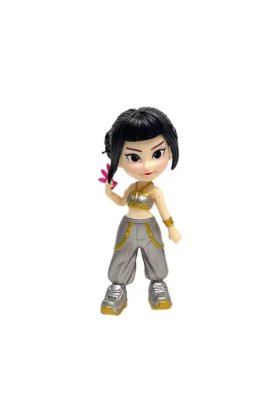 Figurină Zoey K-Pop Demon Hunter, neagră/multicoloră, 18 cm, cutie de carton