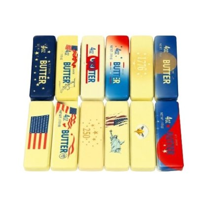 Jucarie interactiva VICTINY ® MODEL UNT BUTTER AMERICA / SUA, squishy, antistres, anxietate, depresie si multe alte afectiuni de zi cu zi, ale copiilor cat si ale adultiilor