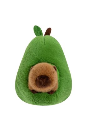 Jucărie de pluș Capibara cu rucsac, 35/46 cm, moale și pufoasă, design adorabil