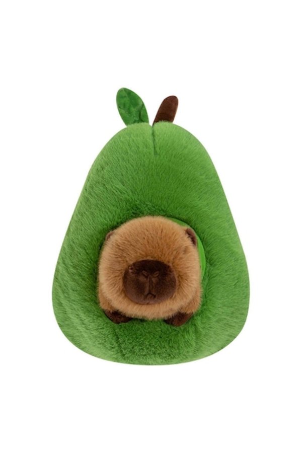 Jucărie de pluș Capibara cu rucsac, 35/46 cm, moale și pufoasă, design adorabil