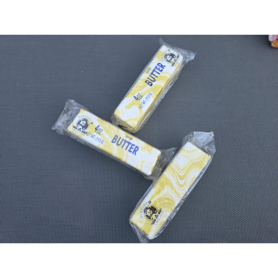 Jucarie antistres VICTINY® BUTTER UNT ALB AURIU AMESTEC, 1 BUC RANDOM jucarie senzoriala squishy pentru copii si adulti