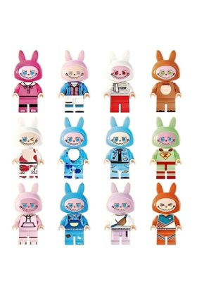 Set 12 figurine Păpușa Bubu VICTINY® compatibile cu blocurile de construcție