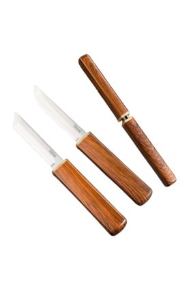Set 2 cuțite japoneze Dragon & Tiger, oțel inoxidabil, super ascuțite, design premium, pentru bucătărie