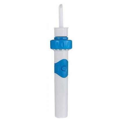 Aspirator pentru urechi Wax Vacuum, cu vibratii si micro-aspirare, pentru adulti si copii, alb/albastru, Doty
