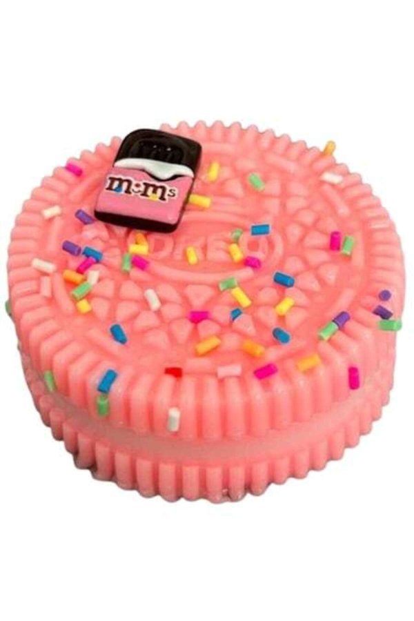Jucărie interactivă Squishy, alb-roz, antistres, 3 ani, moale