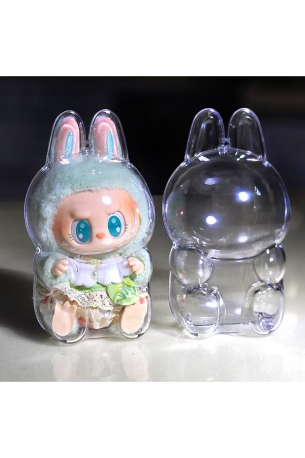 Husă protectoare pentru păpușă V 1 Labubu, carcasă acrilică din PVC pentru V 2 Labubu