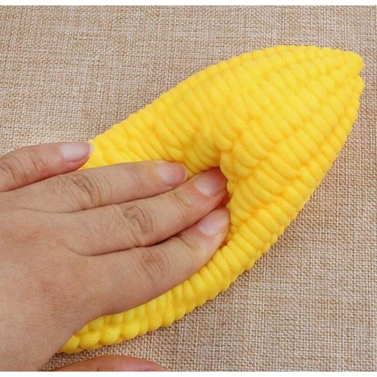 Jucarie antistres squishy, design PORUMB STULETE GALBEN