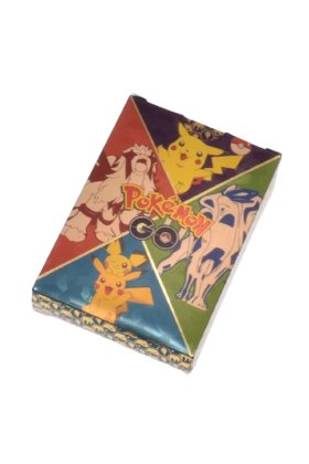 Joc de carti Pokemon Go Multicolor Hologram, Pachet 55 piese