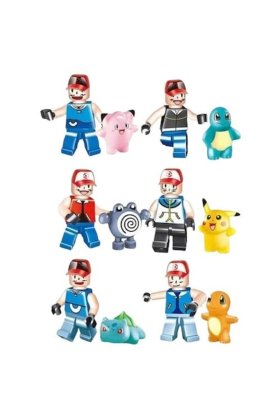 Set 6 mingii pokemon VICTINY® necesita asamblare
