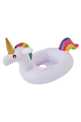 Colac inot bebelusi si copii unicorn VICTINY® suport sustinere, potrivit 3-24 luni, alb