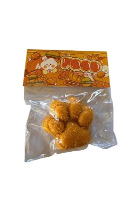 Labuta Pisica squishy moale FOOD VICTINY, portocaliu