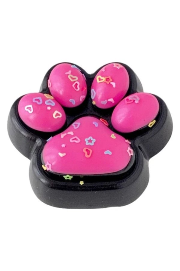 Squishy lăbuță de pisică ®, moale, negru/roz închis