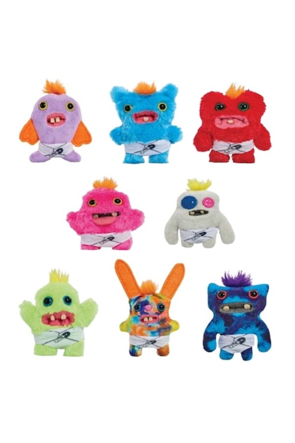 Jucărie de pluș Fuggler, Monstru colorat cu dinți urâți, 10 cm, Set cu 1 jucărie surpriză din 8 Mod