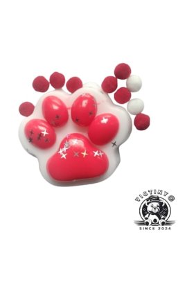 set 3 jucării moi și pufoase cu textură cu revenire lentă VICTINY® Paw 3 culori diferite