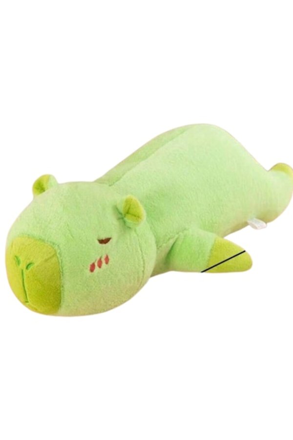 Pernă Capibara, jucărie de pluș, VICTINY® Verde/Calitate Premium