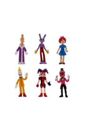 Set 6 figurine ® Circ digital, 7 cm, 3+ ani