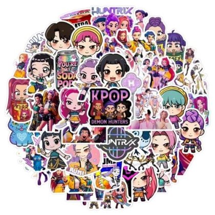 Set 50 autocolante k pop demon hunter VICTINY ® 3/5 cm
