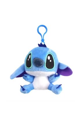 Jucărie de pluș - 12 cm, personaj Lilo și Stitch, albastru