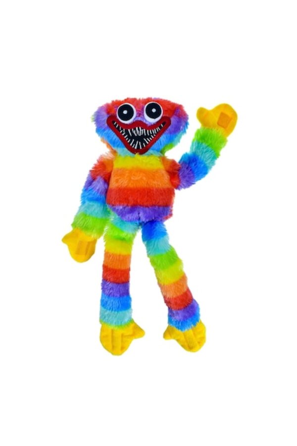 Jucărie de pluș Huggy Wuggy Rainbow, multicoloră, 40 cm
