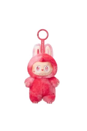 Figurină Labubu, seria Forward High Energy, generația 3, LOVE, 17 cm, roz