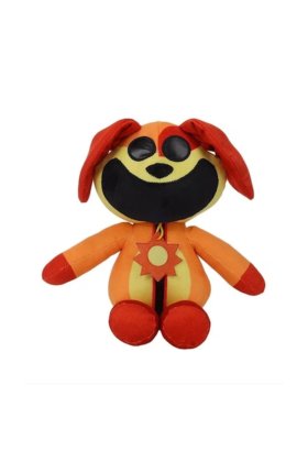 Jucărie de pluș DogDay, Creaturile Zâmbitoare, VICTINY® Creaturi Fericite, portocaliu, 24/30 cm