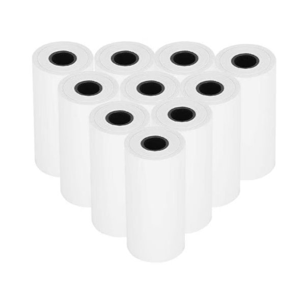 Set 10 Role Hartie Termica, VICTINY® Alba, Universal, Pentru Aparate Foto cu Printare, Mini Iprimanta