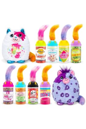 Jucărie de pluș VICTINY®, pisicuță surpriză în borcan, multicolor, 12 modele