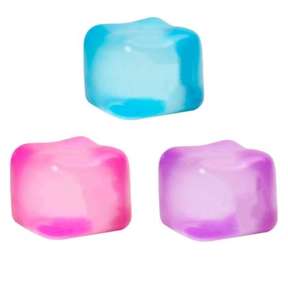 Set de 3 jucării interactive antistres UWOT, violet/roz/albastru, 6x6 cm