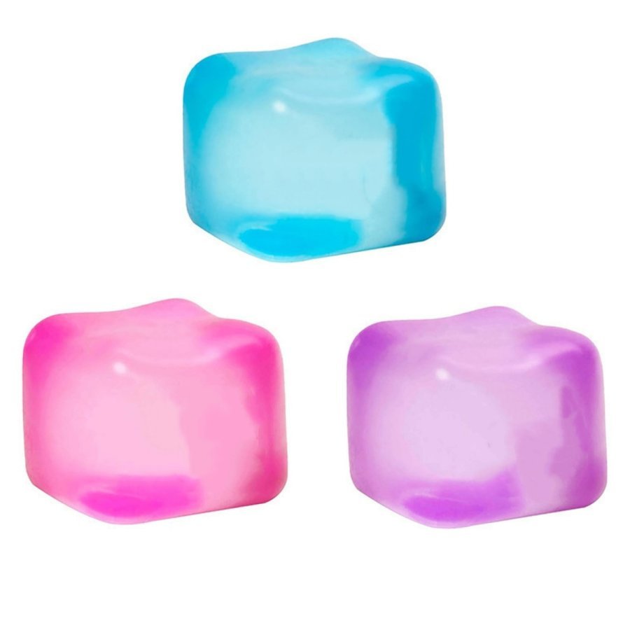 Set de 3 jucării interactive antistres UWOT, violet/roz/albastru, 6x6 cm