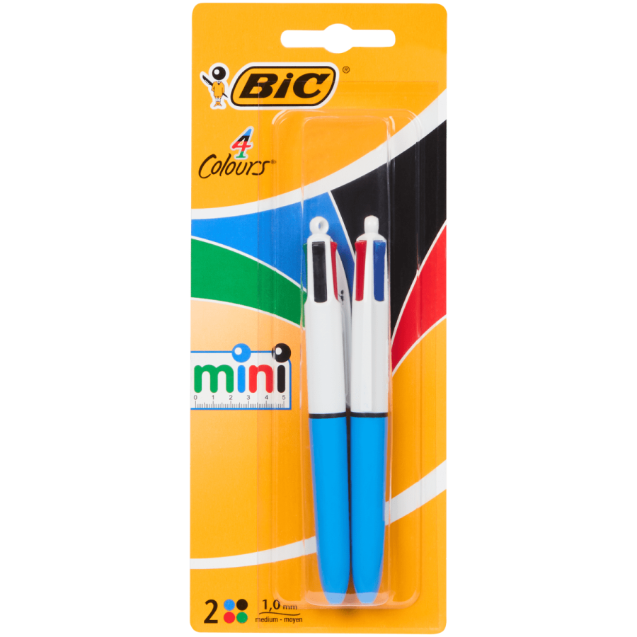 Pixuri cu 4 culori BIC Mini