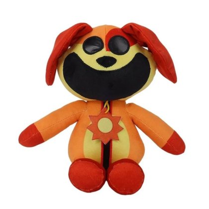 Jucarie de plus DogDay, The Smiling Critters, Creaturi Zambitoare, portocaliu, 30 cm, Poppy Playtime