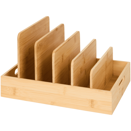 Organizator din bambus cu compartimente