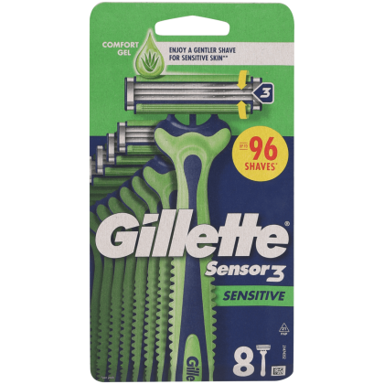 Lame de ras Gillette Sensor3 Sensitive