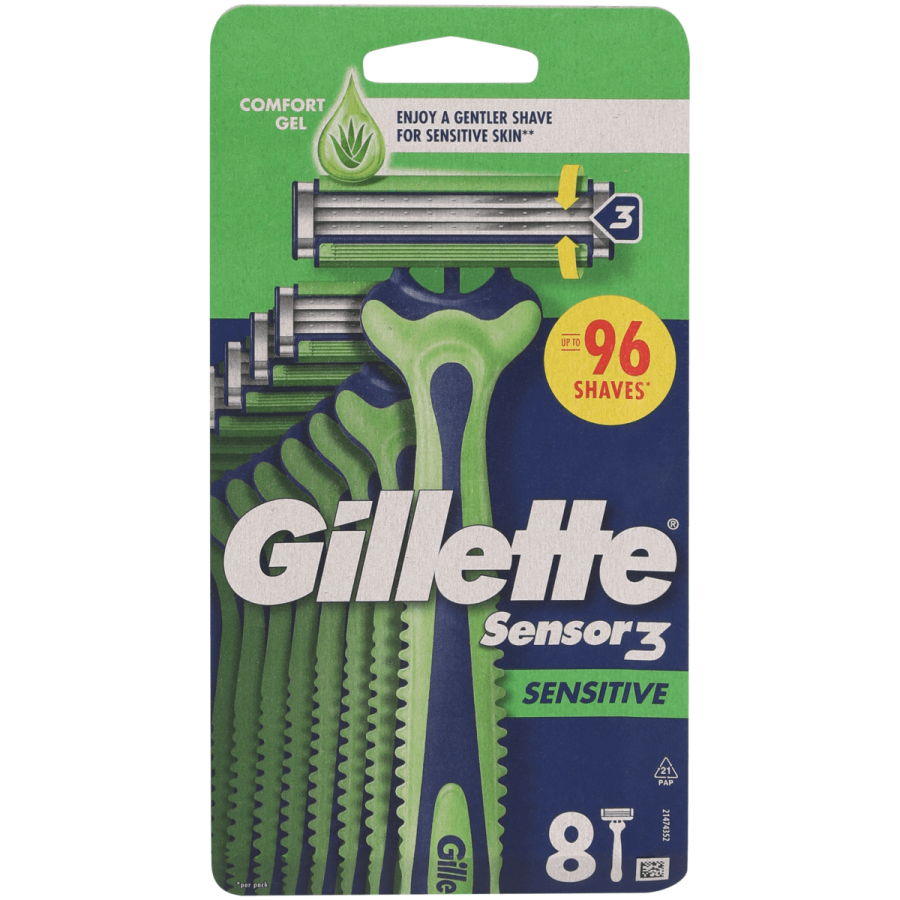 Lame de ras Gillette Sensor3 Sensitive