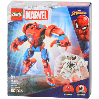 Robotul Omul Păianjen vs. Anti-Venom LEGO Marvel