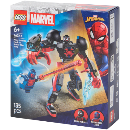 Miles Morales Mech vs Spider-Man 2099 LEGO Marvel