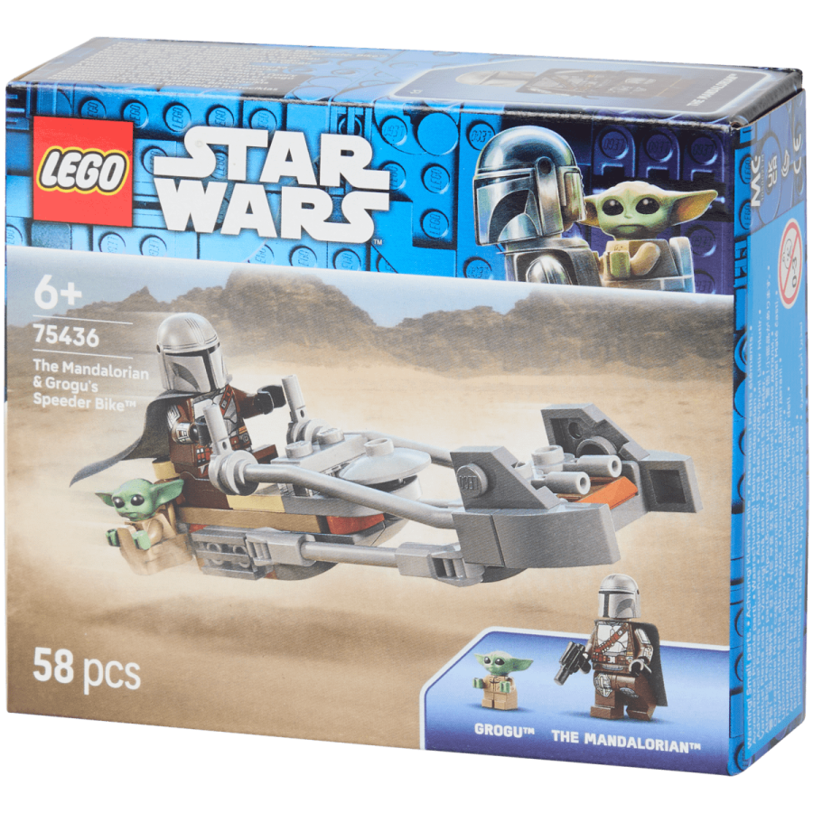 LEGO Star Wars Motocicleta rapidă a lui Mandalorian și Grogu
