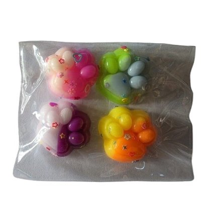 Set 4 labute, 3 cm, squishy, moale, VICTINY, multicolor