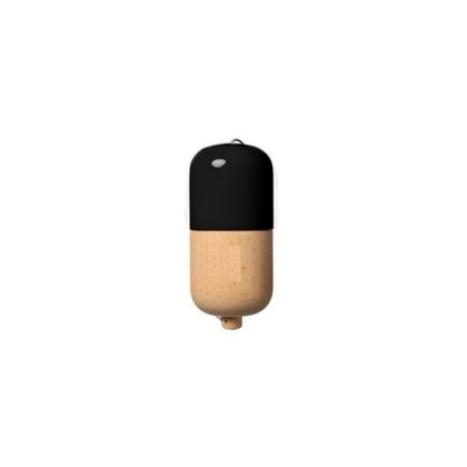 Jucarie interactiva Kendama Pill, Lemn, Negru, 18cm