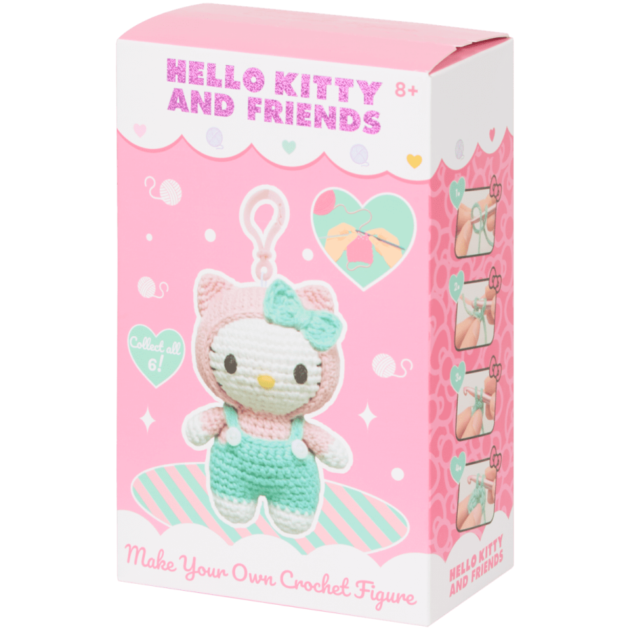 Set de ace de croșetat Hello Kitty