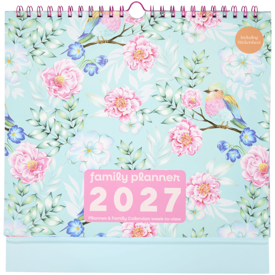 Agendă săptămânală de familie 2027
