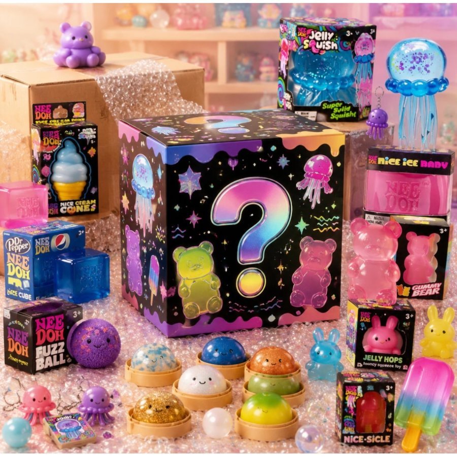 Random set 8 Squishy VICTINY® Blind Box / MYstery Box jucarii senzoriale squishy pentru copii si adulti, model vic-012