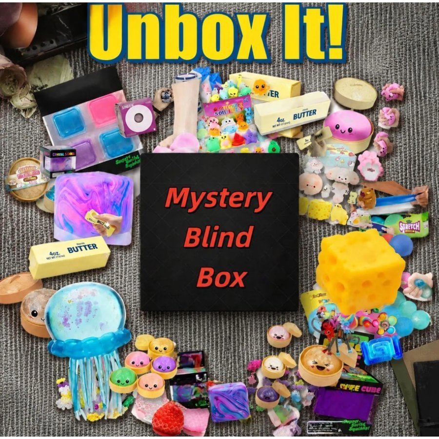 Random set 6 Squishy VICTINY® Blind Box / MYstery Box jucarii senzoriale squishy pentru copii si adulti, model vic-008