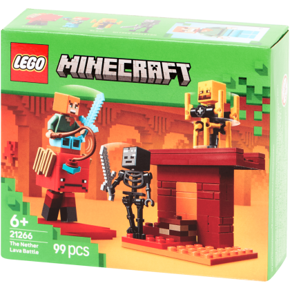 Războiul lavei în Nether LEGO Minecraft