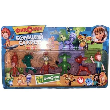 Set 6 figurine VICTINY ® fixiki, 4 cm, 3+ ani ( personajele pot diferi in functie de lot/stoc)
